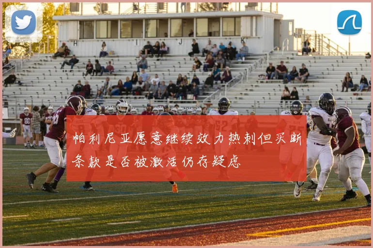 帕利尼亚愿意继续效力热刺但买断条款是否被激活仍存疑虑